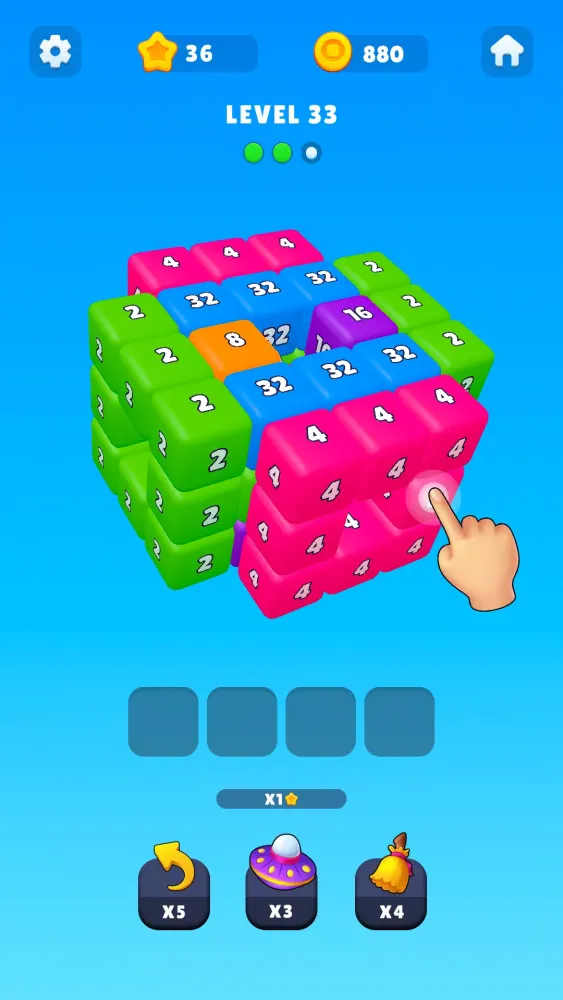 2048 Cube 3d: Match Puzzle! Ekran Görüntüleri
