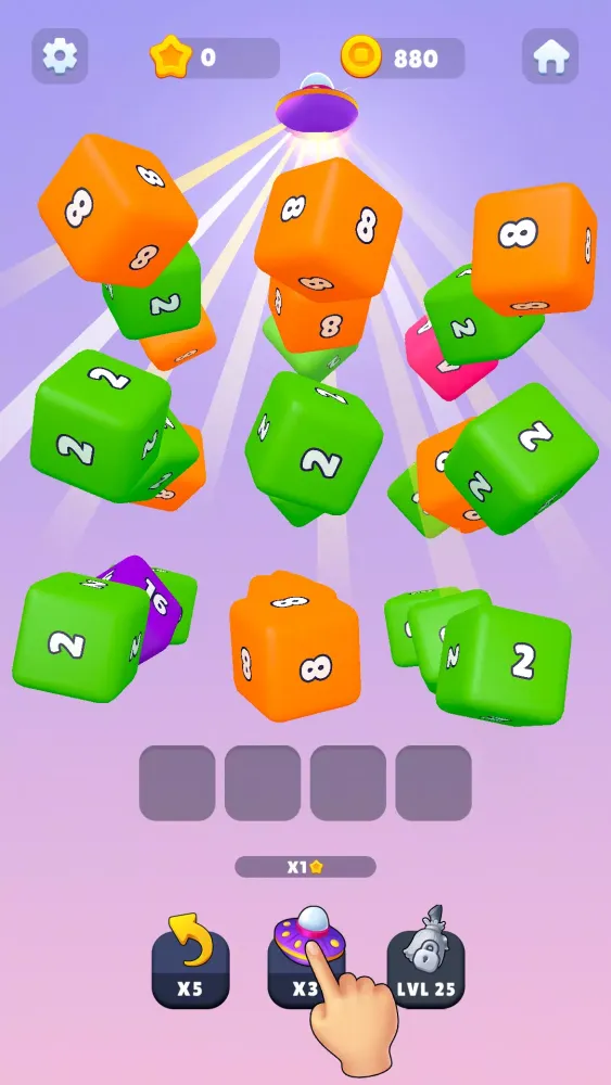 2048 Cube 3d: Match Puzzle! Ekran Görüntüleri