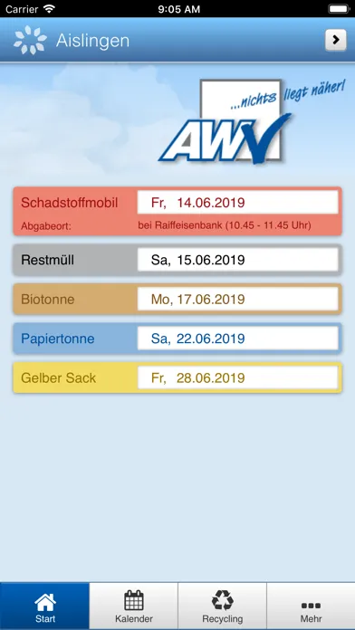 Zrzuty ekranu AWV Nordschwaben