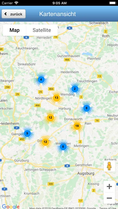 Zrzuty ekranu AWV Nordschwaben