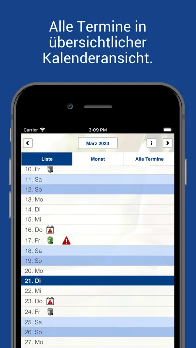 Landkreis Coburg Abfall-App 스크린샷