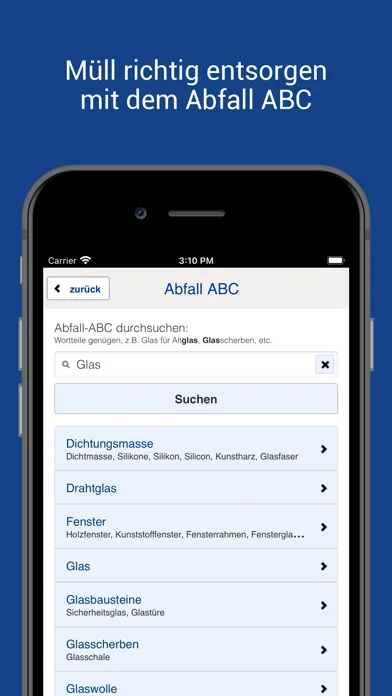 Landkreis Coburg Abfall-App 스크린샷
