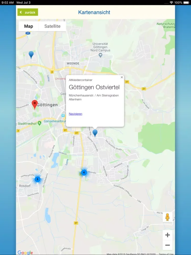 Capturas de tela do Darbo Recycling App iPad 