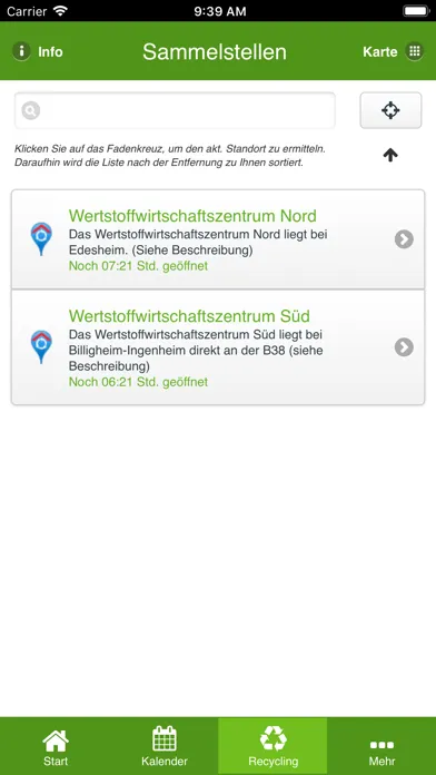 ภาพหน้าจอของ SÜW-WertstoffApp