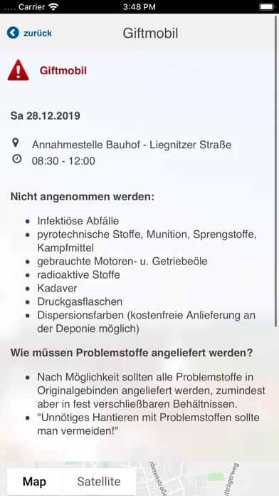 Stadt Kaufbeuren Abfall-App Screenshots