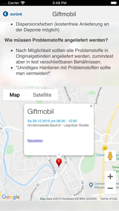 Stadt Kaufbeuren Abfall-App Screenshots