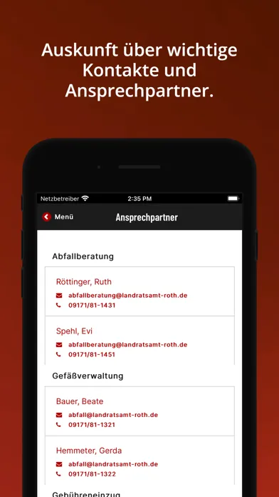 Landkreis Roth Abfall App Ekran Görüntüleri