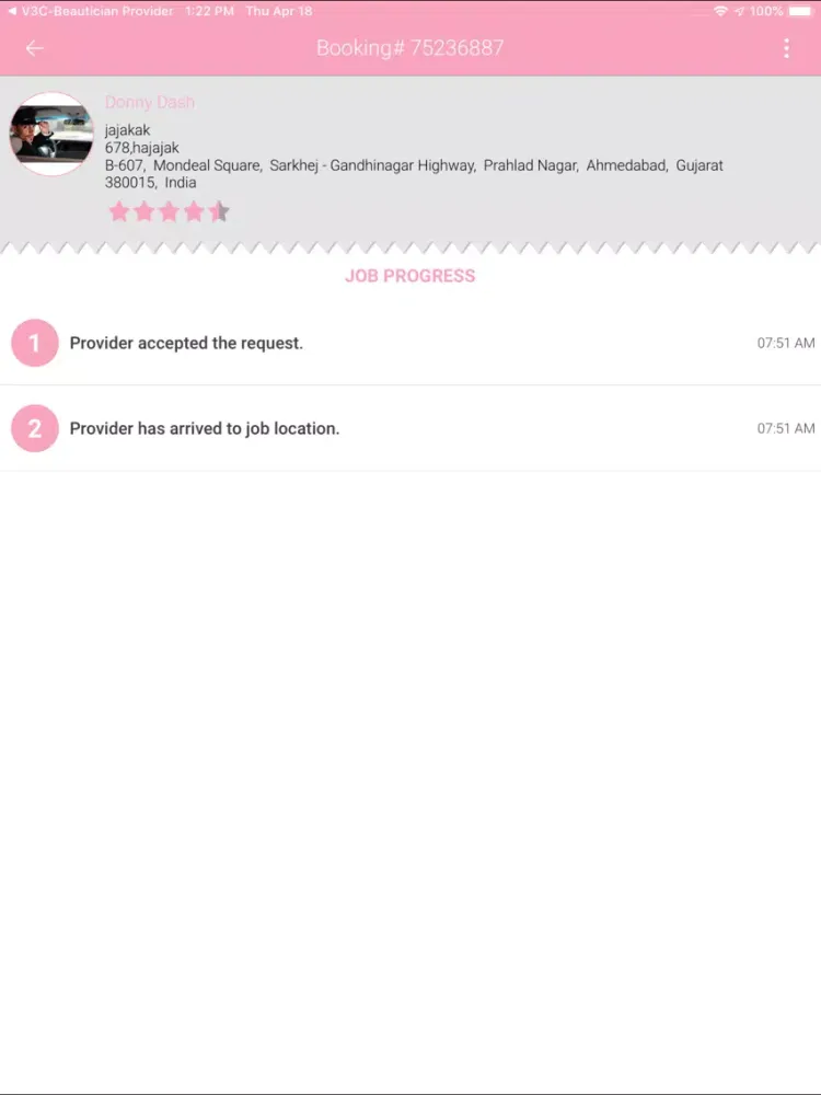 Captures d'écran de V3C-Beautician User iPad 
