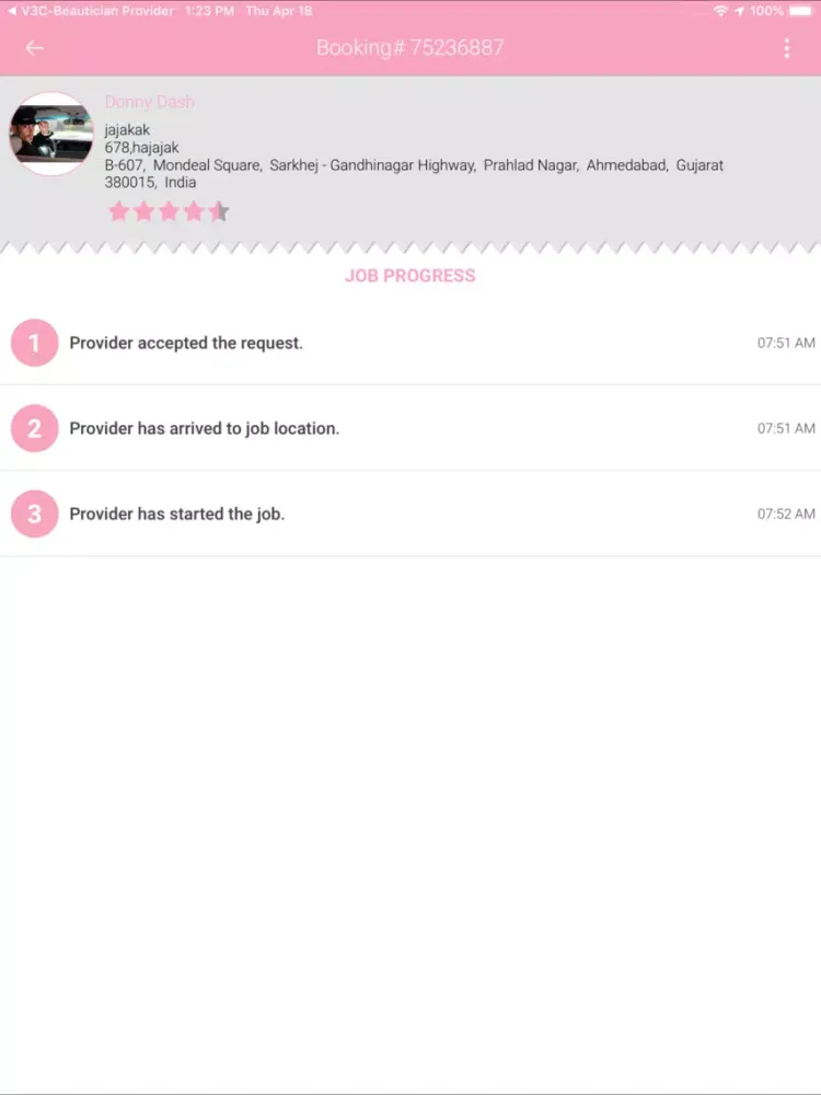 Captures d'écran de V3C-Beautician User iPad 