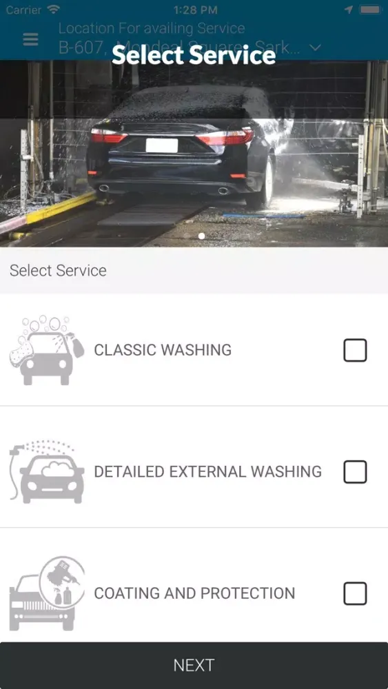 Capturas de pantalla de V3C-Carwash User