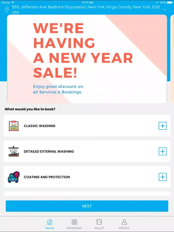 CubeCarWashX User iPad 应用截图