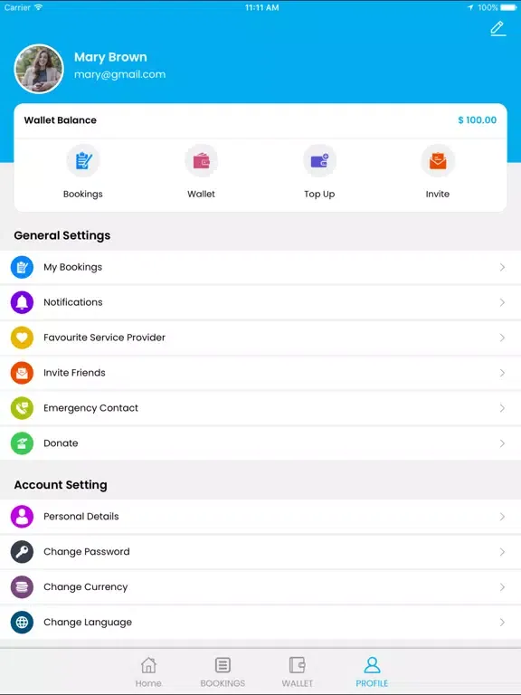 CubeCarWashX User iPad 应用截图