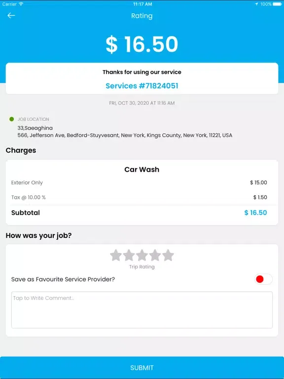 CubeCarWashX User iPad 应用截图