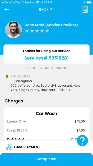 CubeCarWashX User应用截图