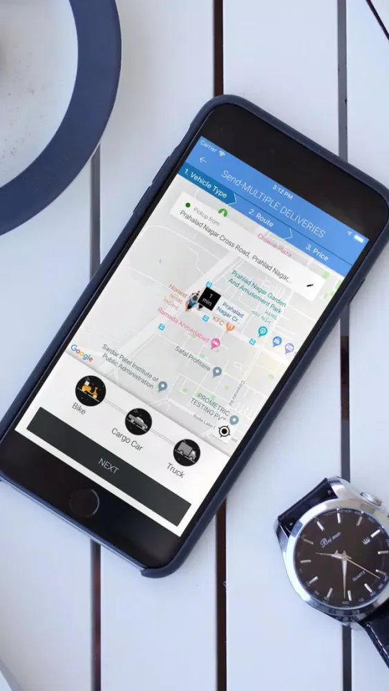 Captures d'écran de V3C-CubeDelivery User