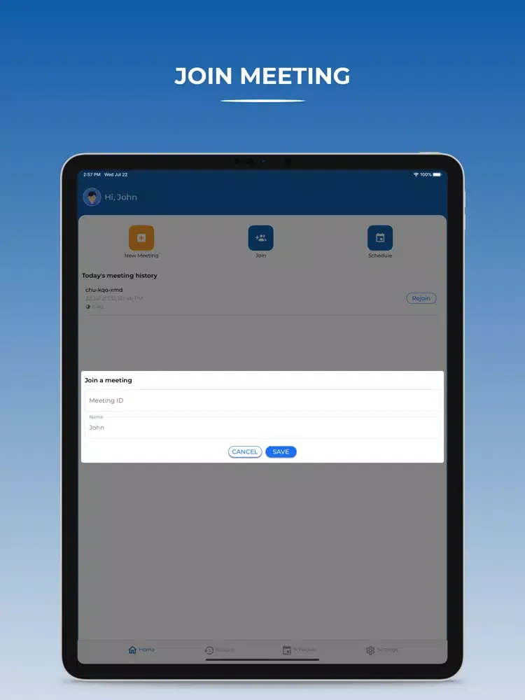 c3dmeetings iPad  स्क्रीनशॉट