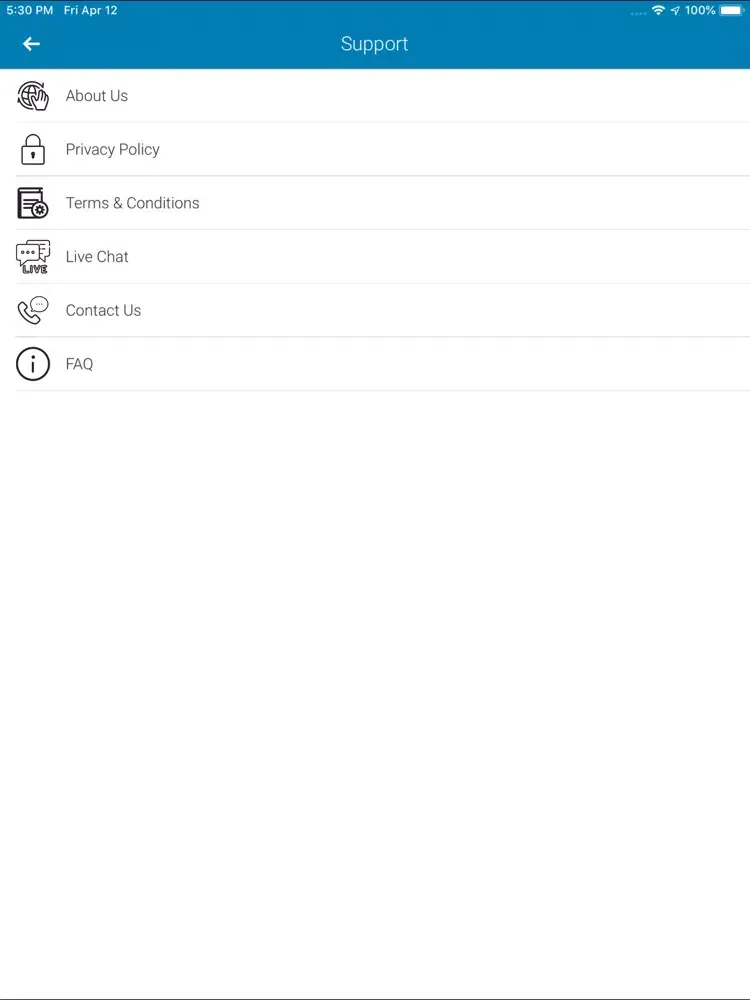 Tangkapan skrin CubeDoc Store iPad 