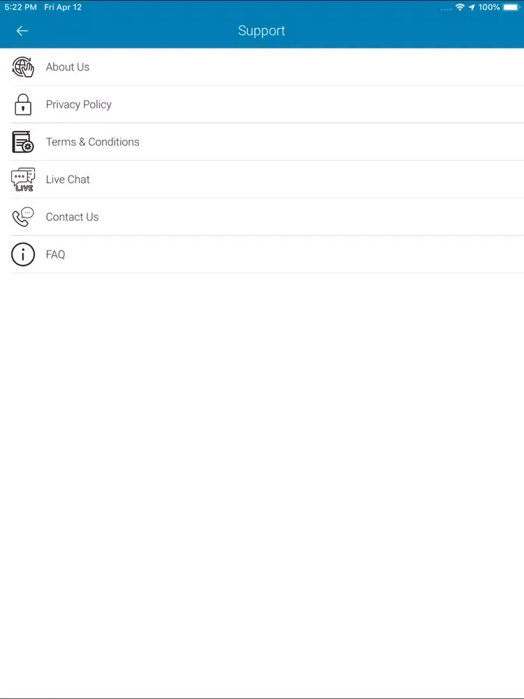 Tangkapan layar CubeDoc iPad 
