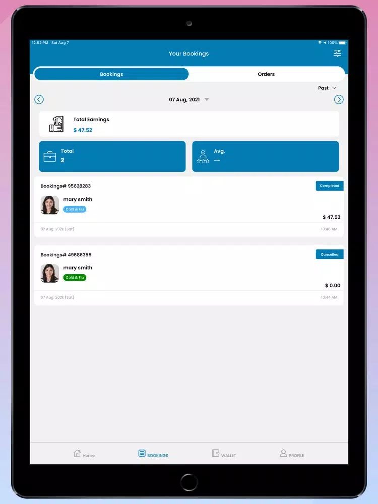 Tangkapan layar CubeDocPro Provider iPad 