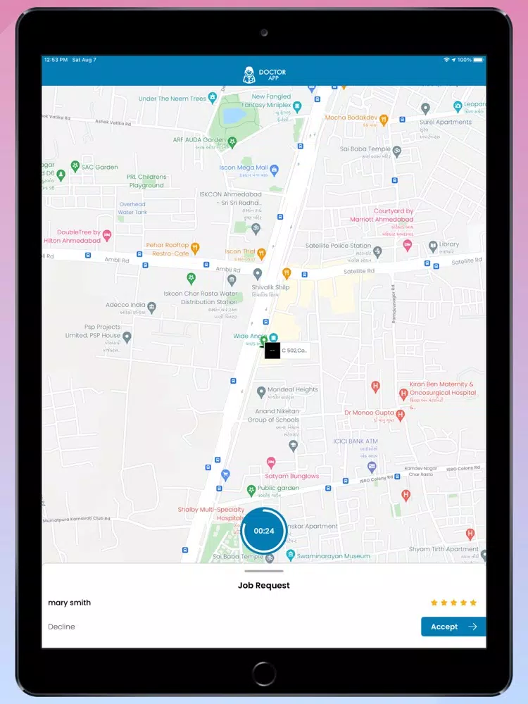 Tangkapan layar CubeDocPro Provider iPad 