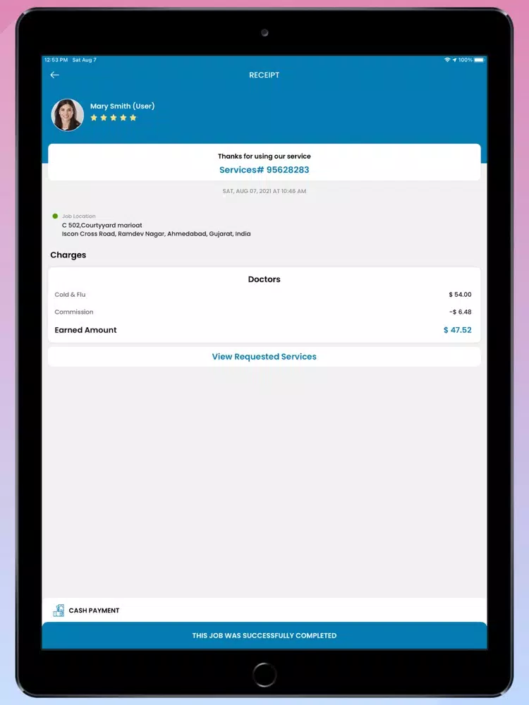 Tangkapan layar CubeDocPro Provider iPad 