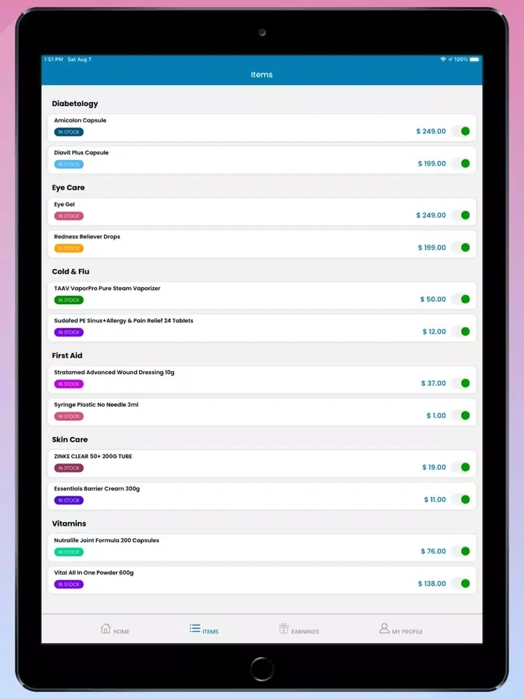 Screenshot di CubeDocPro Store iPad 