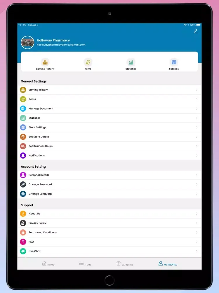 Screenshot di CubeDocPro Store iPad 