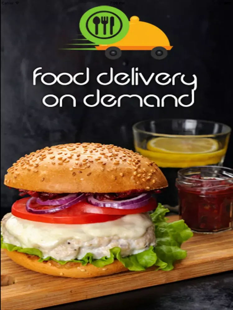 Food Delivery On Demand iPad 應用截圖