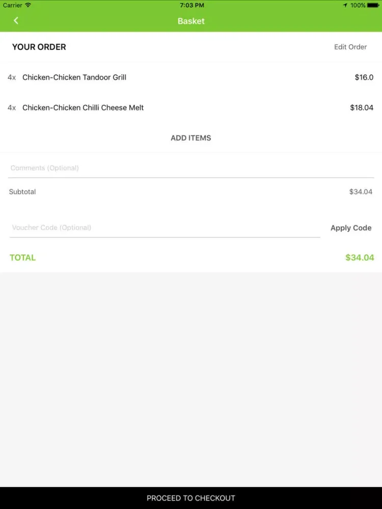 Food Delivery On Demand iPad 應用截圖