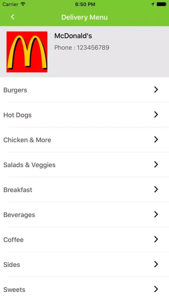 Food Delivery On Demand應用截圖