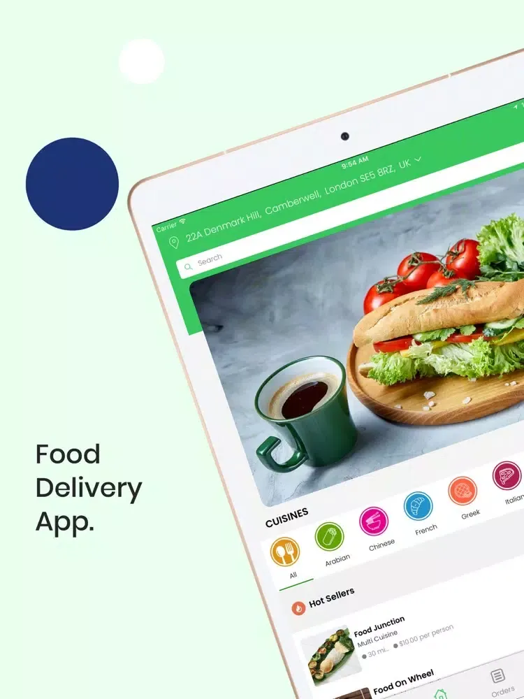 Tangkapan layar CubeFoodX iPad 