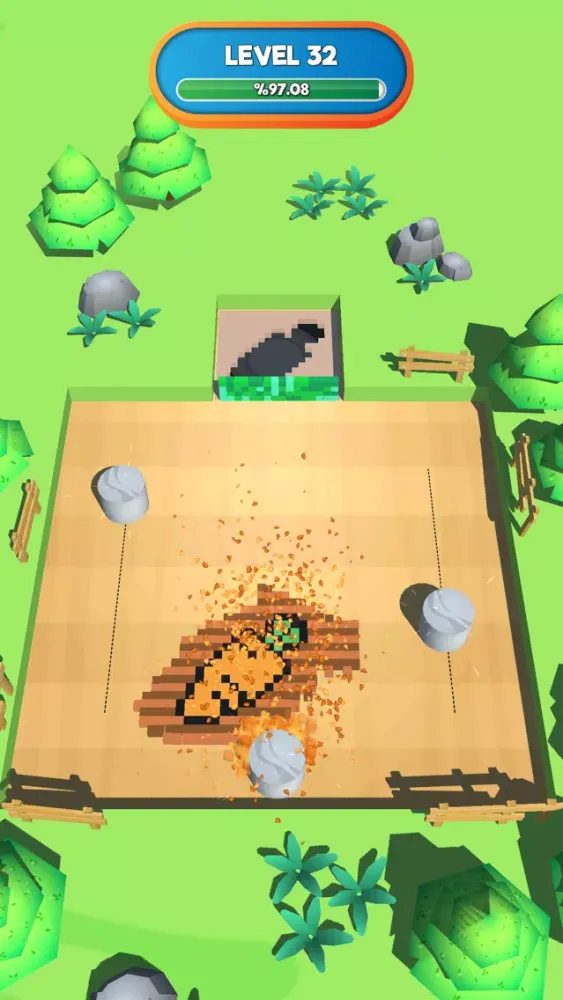 Скриншоты Pixel Saw