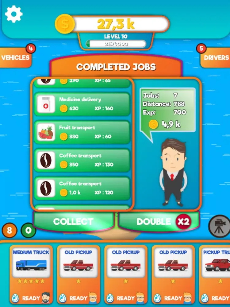 Capturas de pantalla de Coin Truck iPad 
