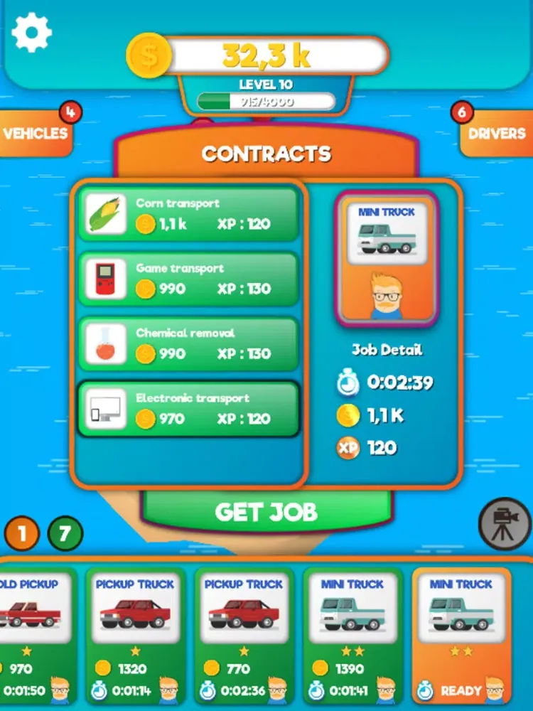Capturas de pantalla de Coin Truck iPad 