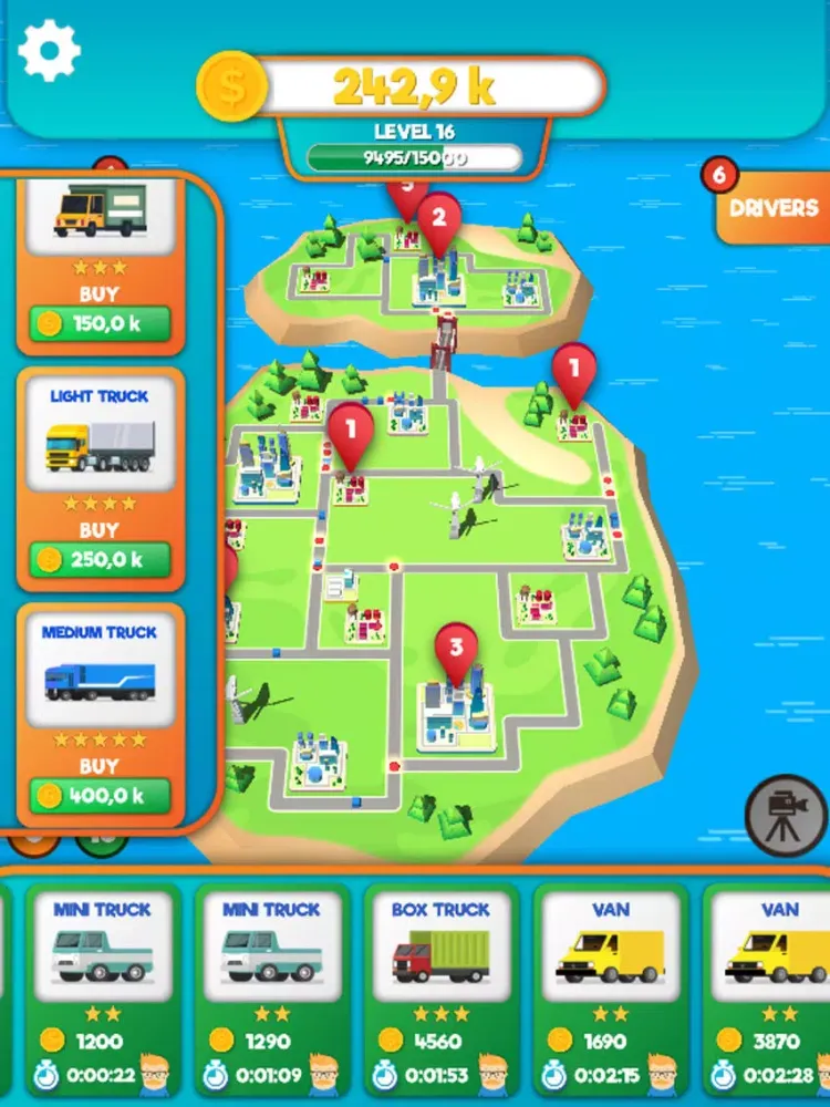 Capturas de pantalla de Coin Truck iPad 
