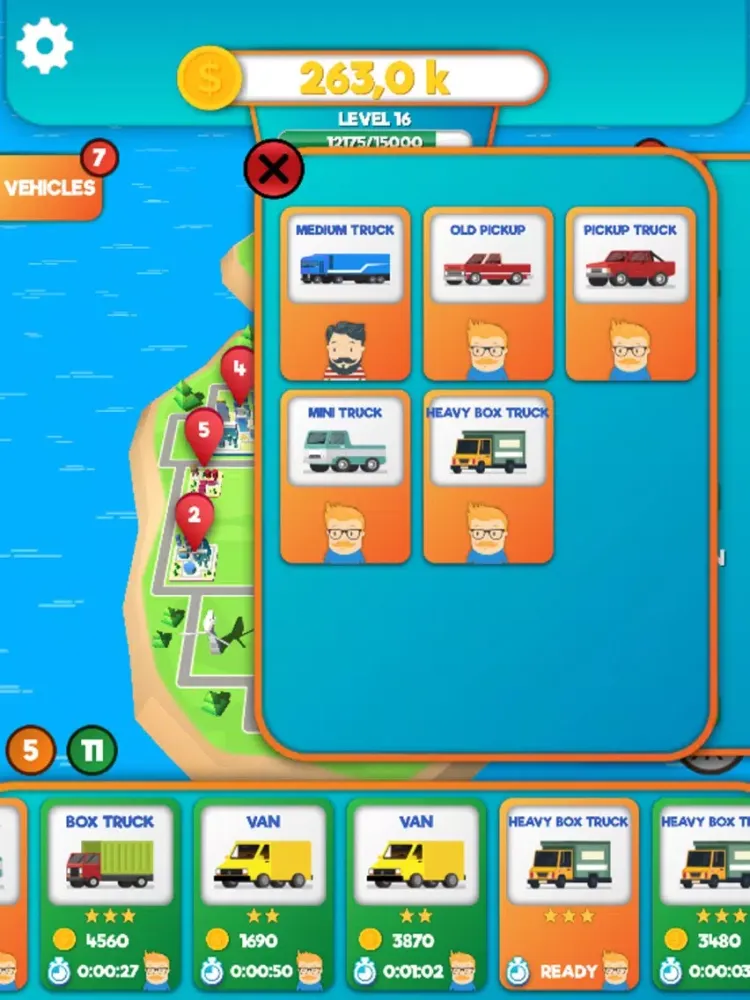 Capturas de pantalla de Coin Truck iPad 