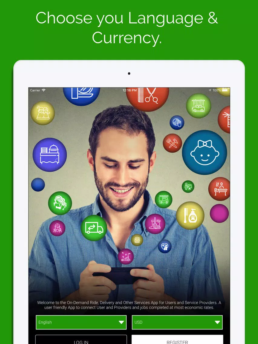 Zrzuty ekranu CubeJek User iPad 