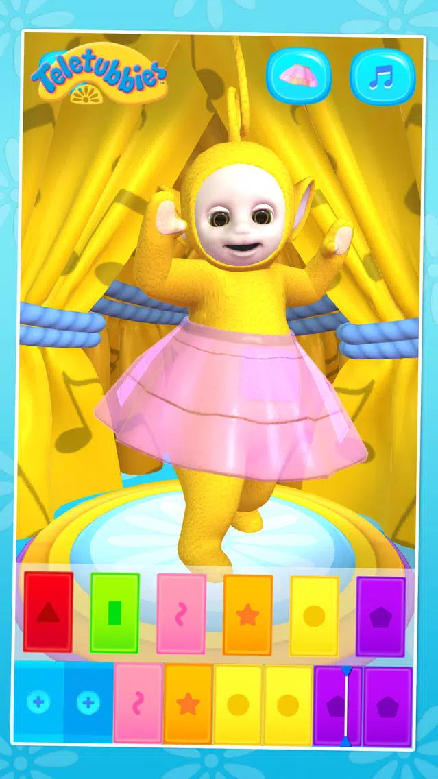 Captures d'écran de Teletubbies: Laa-Laa's Dancing Game