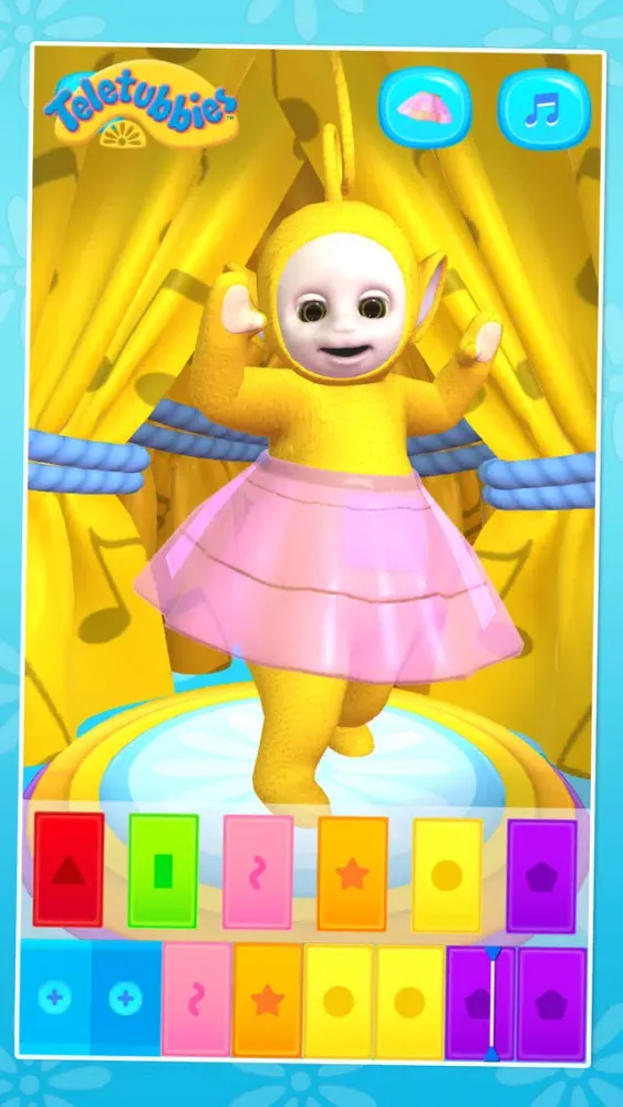 Screenshot di Teletubbies: Laa-Laa's Dancing Game
