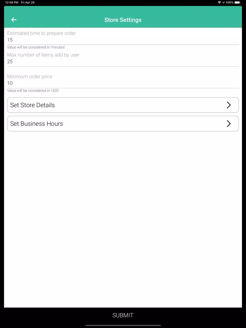 V3C-CubeP Store iPad  سکرین شاٹس