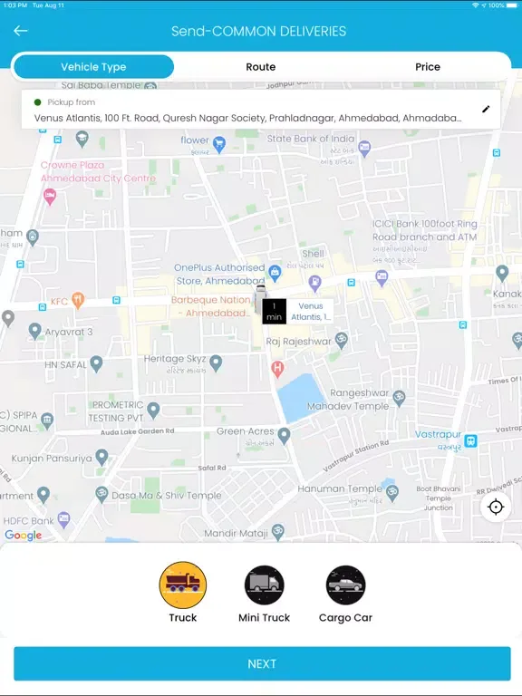 Tangkapan skrin CubeRD User iPad 