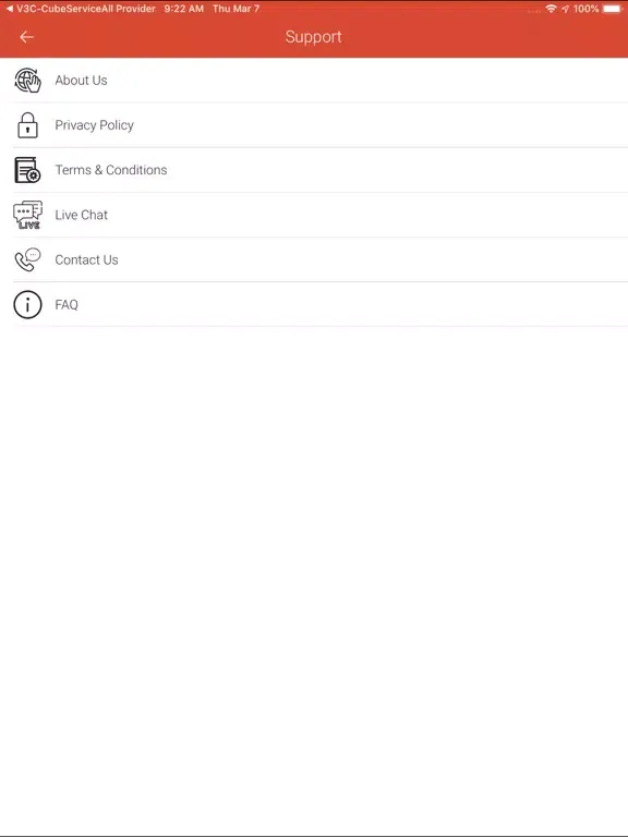 V3C-CubeServiceAll User iPad 应用截图