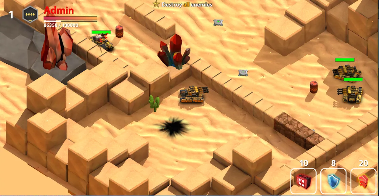 Block Tank Wars 3 Screenshots