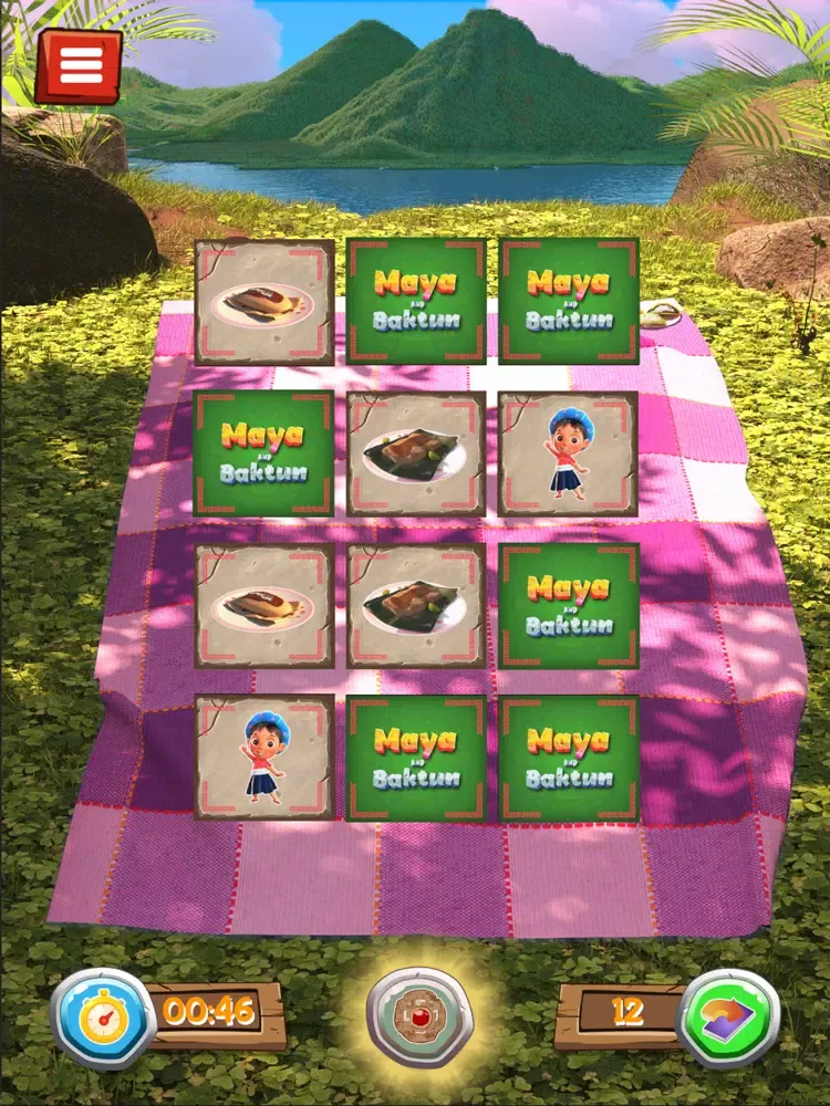 Ảnh chụp màn hình của Maya & Baktun – Memory match iPad 