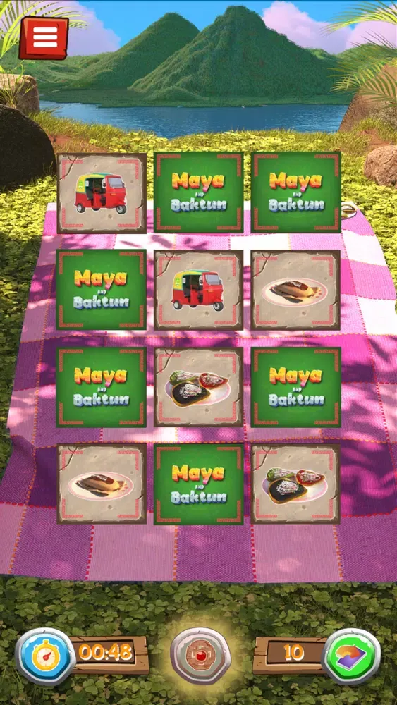 Ảnh chụp màn hình của Maya & Baktun – Memory match