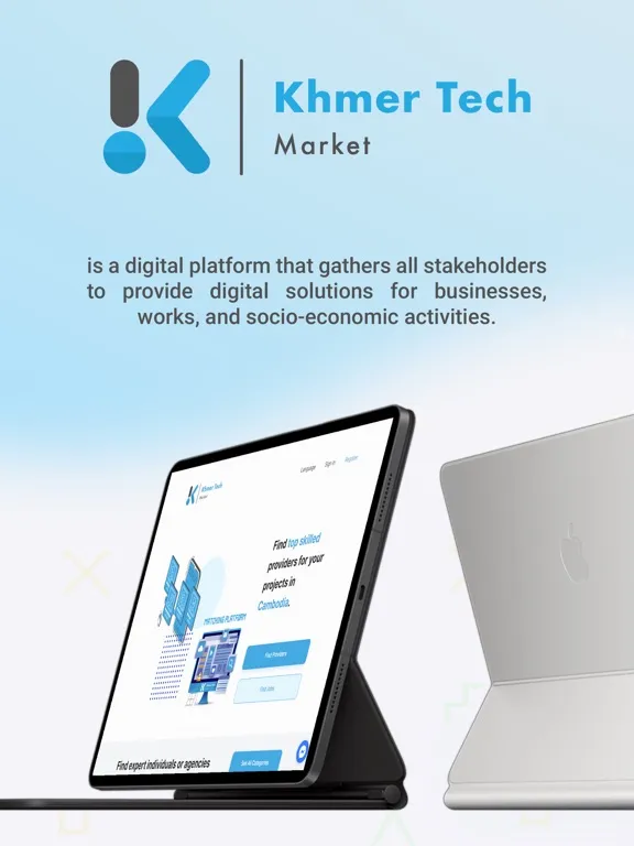 Tangkapan layar Khmer Tech Market iPad 