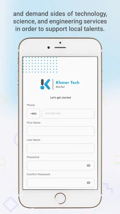Tangkapan layar Khmer Tech Market
