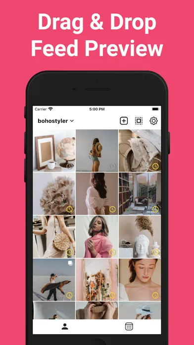 Capturas de tela do Feed Preview For Insta: InPlan