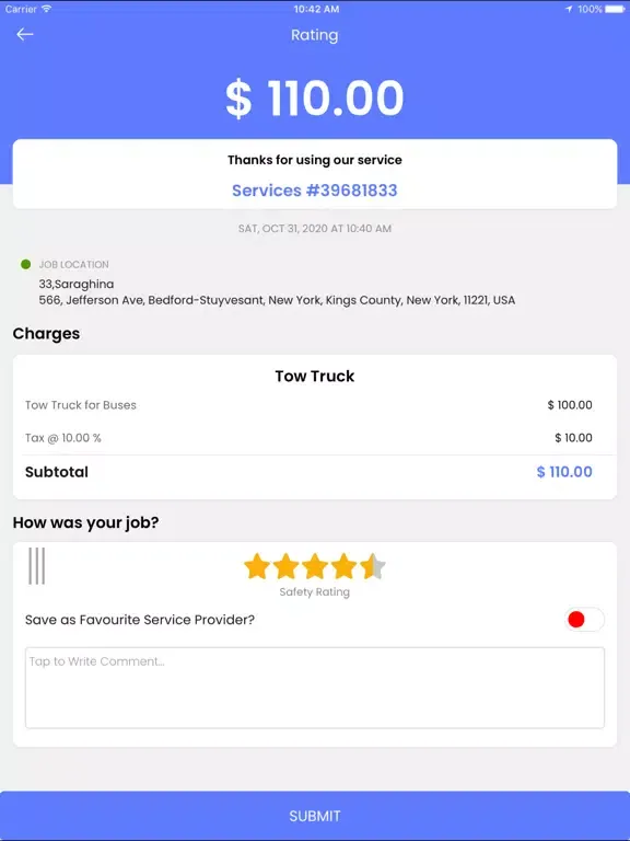 CubeTowTruckX User iPad 应用截图