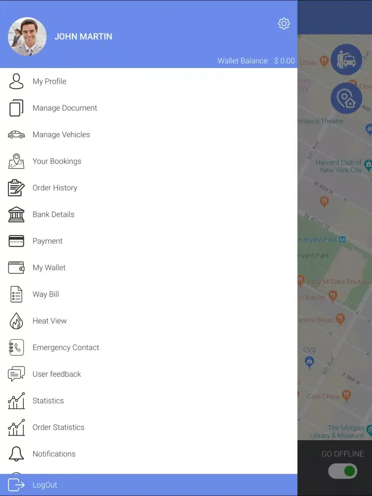 Tangkapan layar CubeX2020 Provider iPad 